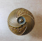 Antique Original Entry Cast Brass Bronze Door Knob Corbin Exeter 1890 Victorian