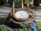 Antique Waltham 15j Gold Filled Full Hunter Pocket Watch Gf Chain Runs Repair