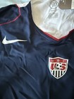 Nike Usa Us Usmt Away Soccer Jersey Shirt 2004 Player Specs 100  Authentic Ss L