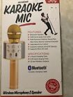 Wireless Bluetooth Karaoke Microphone Speaker Handheld Ktv Player Mic Rare Black