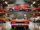 1970 Plymouth Hemi Cuda Red Heavy-duty Vinyl Banner Sign Mural Mopar Art - Repro