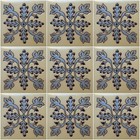 Mexican Tiles High Relief Ceramic Cuerda Seca Malibu Santa Barbara Tiles Cs-31