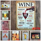 Vintage Retro Metal Sign Tin Beer Bar Pub Club Plate Home Wall Decor Art Poster