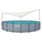 Funsicle Above Ground Swimming Pool Canopy  For Outdoor Use  White  Triangular
