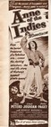 1952 Anne Of The Indies Movie Print Ad Jean Peters Louis Jourdan