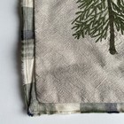 Pottery Barn Forest Embroidered Lumbar Pillow Cover Textured Firs Pines 16x26 