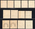 Transjordan-1927-29 Set To 1000m Ovpt Or Perf Spec  Unm Sg 159s-171s Gum Toning