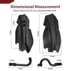 2 Hand Guards   Bracket Mount Kit For Polaris Sportsman 400 450 570 800 850 1000