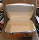 Vintage American Tourister Brown Train Hard Travel Case