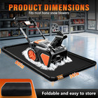 Snow Blower Mat 36 X 60 In Thicked Pvc Snowblower Mats