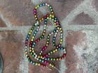 Vintage Christmas Garland Glass Bead Mercury 47   
