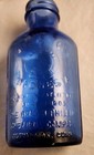 Vtg antique Glass Bottles Apothecary   Extract Lot Of 6 Various Sizes   Styles