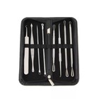 10 Pcs Pimple Popper Blackhead Remover Kit Tools Set Comedone Zit Extractor