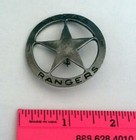 Texas Rangers Star Old West Historic Replica Badge Cast Pewter Made In The Usa