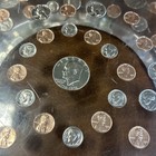 Vintage Acrylic Lucite Coin Money Currency Clear Novelty Toilet Seat All 1970   s