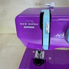 Janome New Home 525b Portable Sewing Machine Purple Untested As Is
