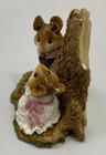 Wee Forest Folk Hearts And Flowers Fs-02 Retired Valentine Mouse Figurine As Is