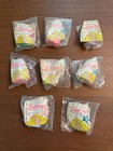 Vintage Mcdonalds Barbie Complete 1991 Set Of  8 Happy Meal Toys  New In Pkg 