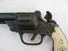 Vintage Kenton Toys 7  Cast Iron Western Cowboy Single Shot Cap Gun Pistol Vg