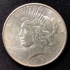 1923 S Peace Silver Dollar Coin  au  About Uncirculated Condition  Enn Coins