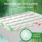Mattress Topper cooling Extra Thick Breathable Viscose Bamboo Mattress Pad Queen