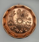 Vintage 1960s Copper Jello Cake Mold Wall Decor Zodiac Horoscope Astrology 12 