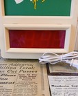 1980s Sprite Soda Digital Advertising Wall Clock - Vintage 13  X 9  Very Clean 