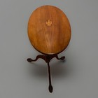 Antique Federal Mahogany Tilt Top Table With American Eagle Marquetry  C 1790