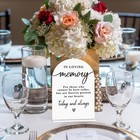 Minimalist Acrylic Wedding Sign  Arch Calligraphy Table Top Sign For Reception