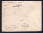 Mauritius 1940 Censored Cover To Usa  Forwarded With Prexie As Extra Postage