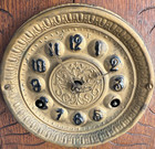 Antique C 1890 New Haven Cabinet  42 Mantle Clock - Needs Service