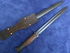 Original Ww2 German Occupation Czech Dot 43 Bayonet And Scabbard With Frog 1940