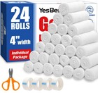 24 Pack 4 Inch 4 1 Yards Gauze Bandage Roll  Gauze Wrap Rolls For Wounds