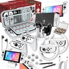 Switch Oled Accessory Bundle For Nintendo Switch Oled 27 In 1 Kit W  Carry Case