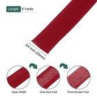 3 4 Inch Double Fold Bias Tape Continuous Bulk Bias Tape  wine Red 6 Yards 
