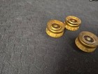 3 Gibson Vintage 1952 Tall Gold Barrel Speed Knobs Les Paul Es 1949 1951 1950 s
