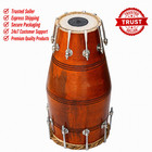Instrument Musical Traditional Wedding-kirtan Dholak Wooden Dholki With Cover