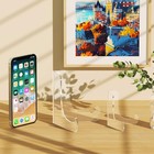 5 Pack Acrylic Display Stand 3 Inch Clear Easel Plate Stand Card Photo