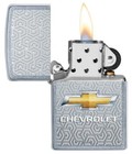 Zippo Windproof Lighter  Street Chrome  Chevrolet Logo  Chevy  29745  New In Box