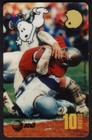 10m 1995 Snoopy Bowl Football   Steve Young 3 Card Promos Phone Card