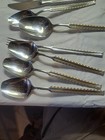 Henckles  german  18-piece Stainless Steel Mixed Flatware Set Silver gold Tone