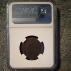 1859 8 Wide 9 Canadian Large Cent Ngc Fine Details - Bent