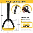 Haenayc Gymnastic Rings  Rings Equipment  Pull-up Yellow