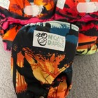 Three Savannah Safari Os Pocket Cloth Diaper W  Suede Inner By Nicki s Diapers