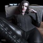 1 24 Scale Resin Figure Model Sleeping Sexy Selene Girl Unassembled Unpainted