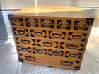 Showa Era Japanese Vintage Small Chest Kusuri-tansu Medicine Cabinet W42cm