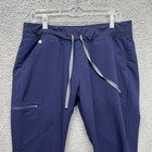 Figs Zamora Jogger Scrub Pants Womens Large Petite Navy W18sw2005p Technical