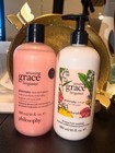 Philosophy Amazing Grace Bergamot Shower Gel   Body Lotion 16 Oz Gift Set New
