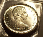 Canada  1965 Elizabeth Ii Silver Dollar  Brilliant Uncirculated 