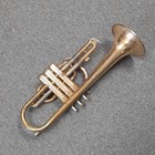 Besson Cornet Brass Lacquered Gold 3 Piston Valves Serial Number 006227